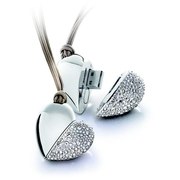 Ювелирная флешка  «Серебряное сердце» 4 Гб за 890 рублей