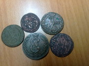 коллекция царских монет. Дешево 13 шт.